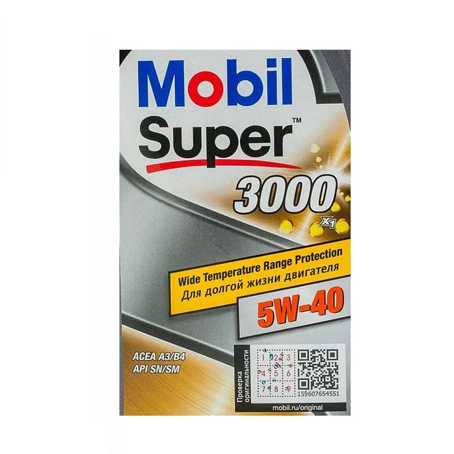 Mobil Super 3000 5w40 синтетика 1л.